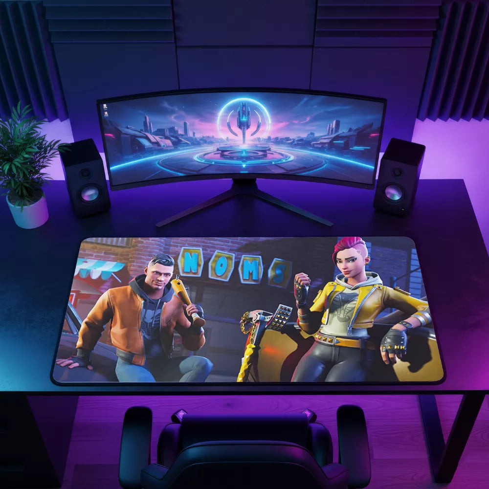 tapis de souris xll fortnite shade & maverick