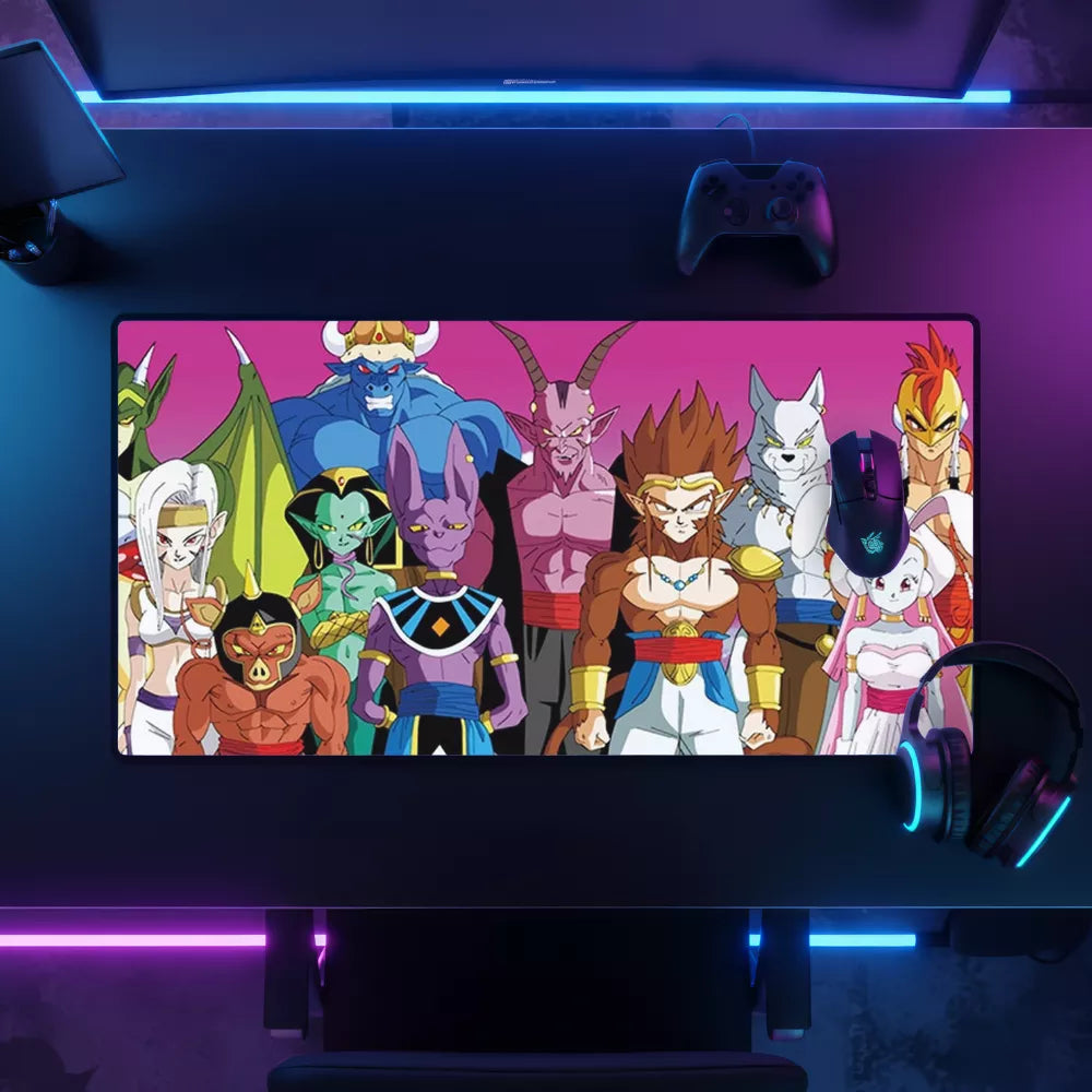 tapis de souris beerus team xxl puissance en équipe