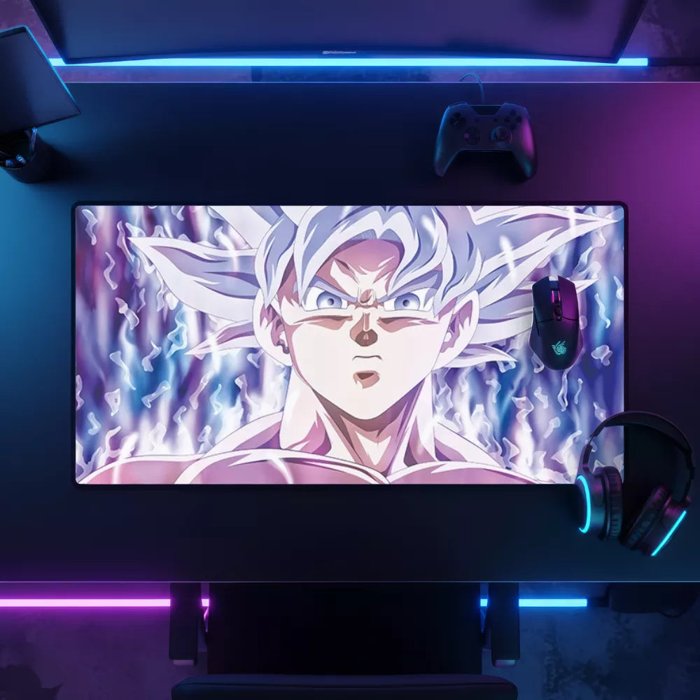 Meilleur Tapis de souris Son Goku XXL Ultra Instinct maitrise ultime