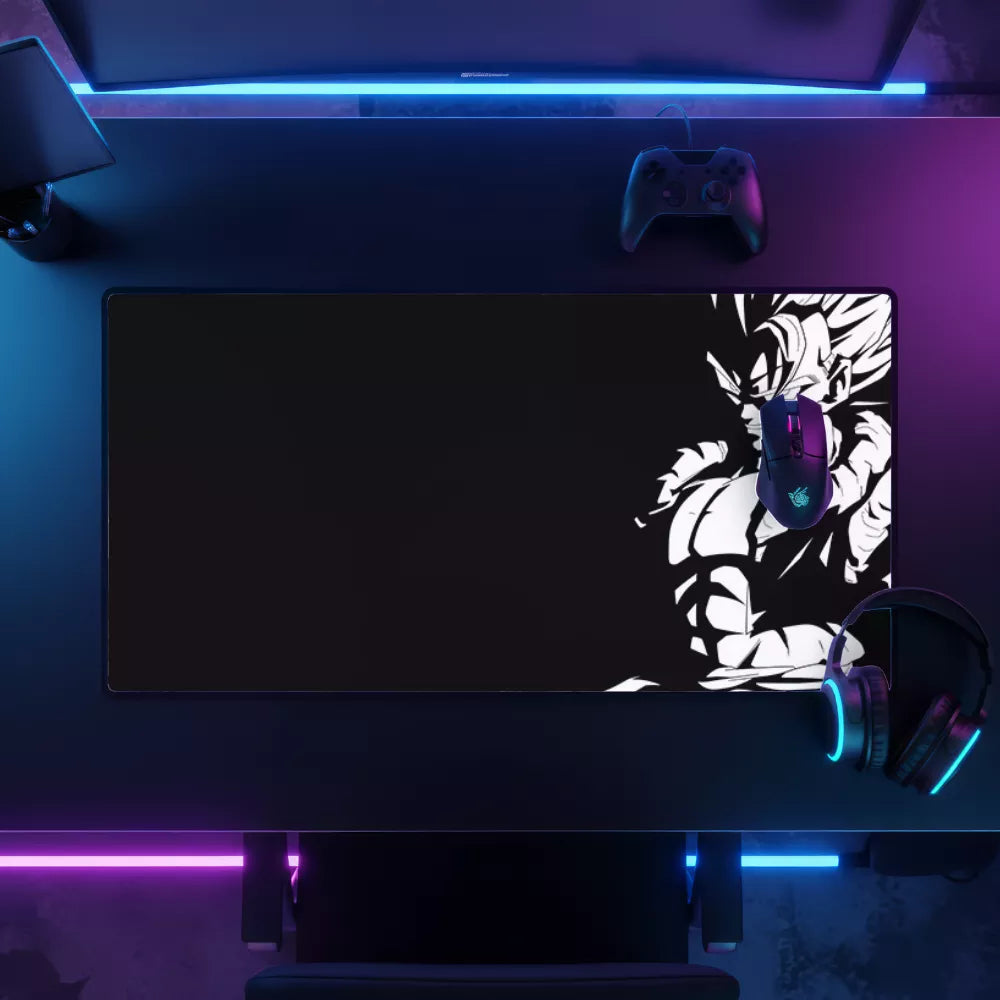Meilleur Tapis de souris Son Goku XXL style sombre et mysterieux