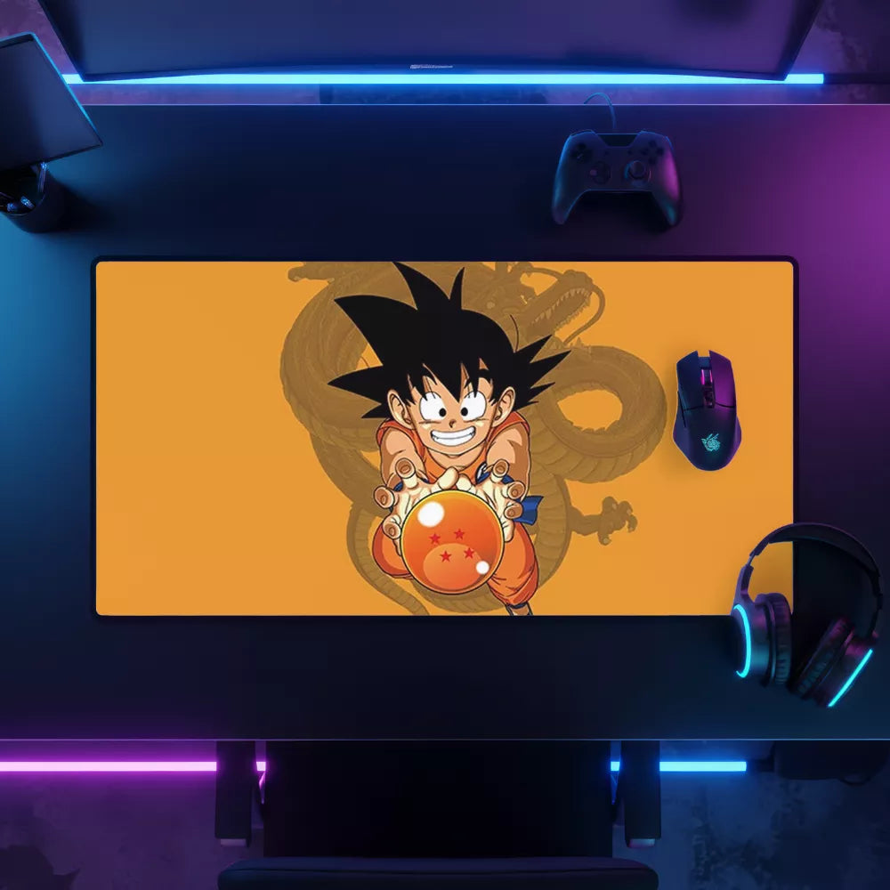 tapis de souris son goku petit xxl dragon ball shenron setup