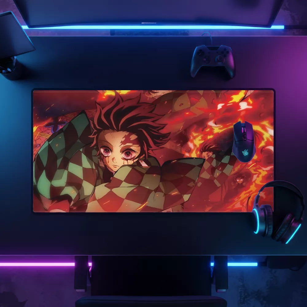 Tapis de souris Tanjiro Demon Slayer premium