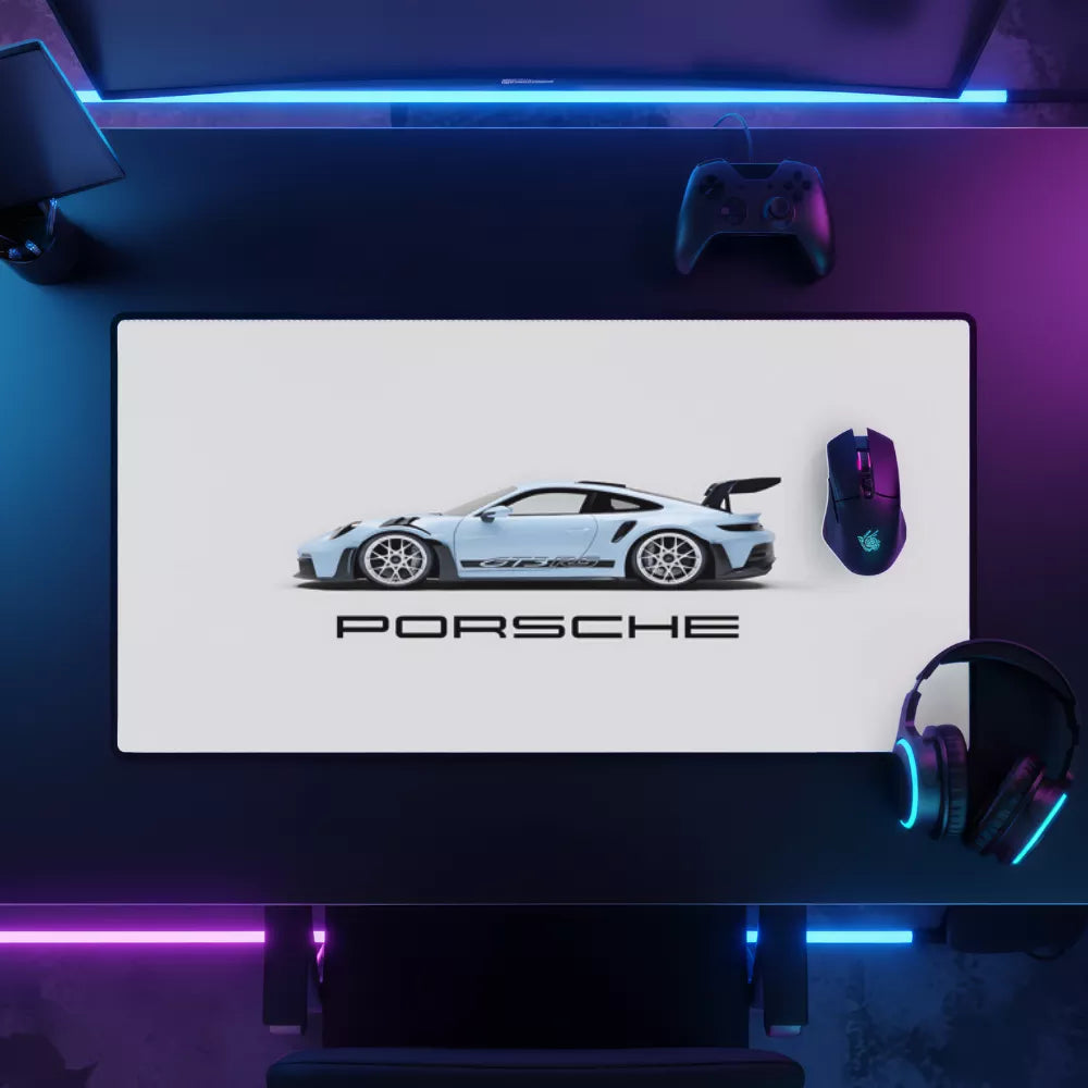 Meilleur tapis de souris voiture Porsche bleu