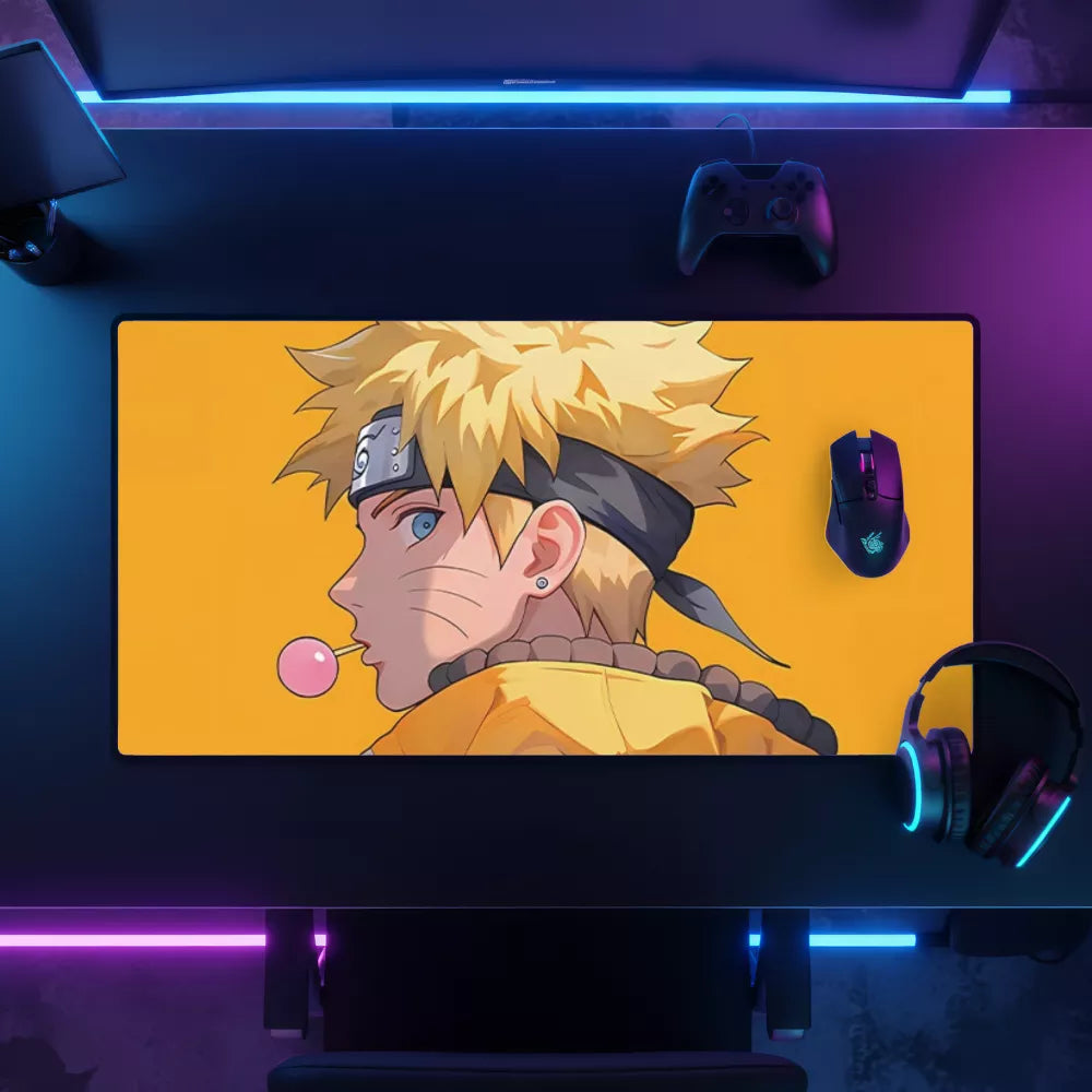 Set up gaming tapis de souris Naruto Uzumaki
