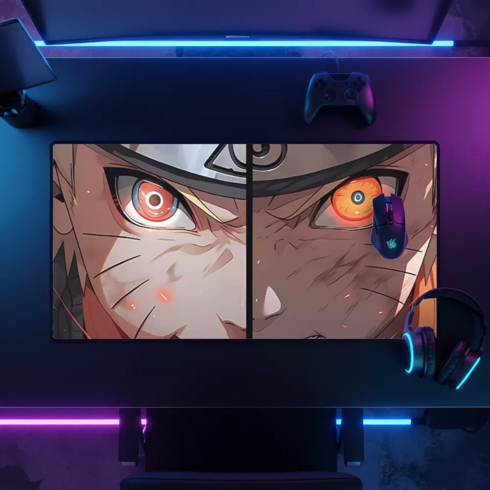 Setup tapis de souris XXL Naruto Kyubi – tapis de souris de gamer