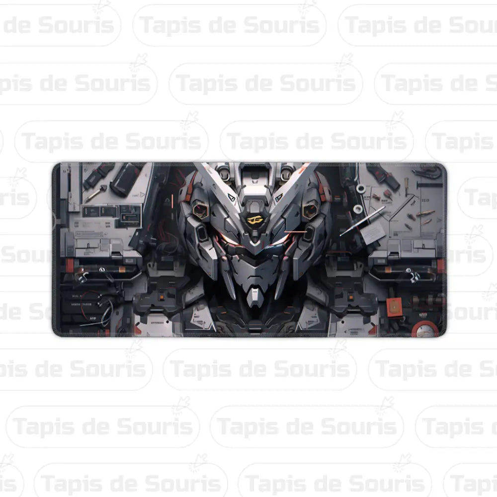 Tapi de souri gamer Mecha, idéal pour gaming et bureau