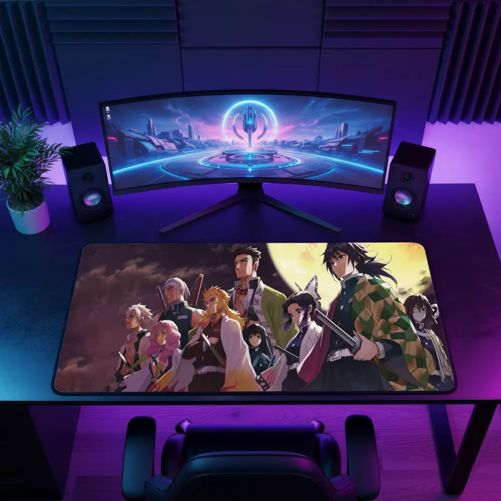 Tapis de souris Demon Slayer les 9 piliers