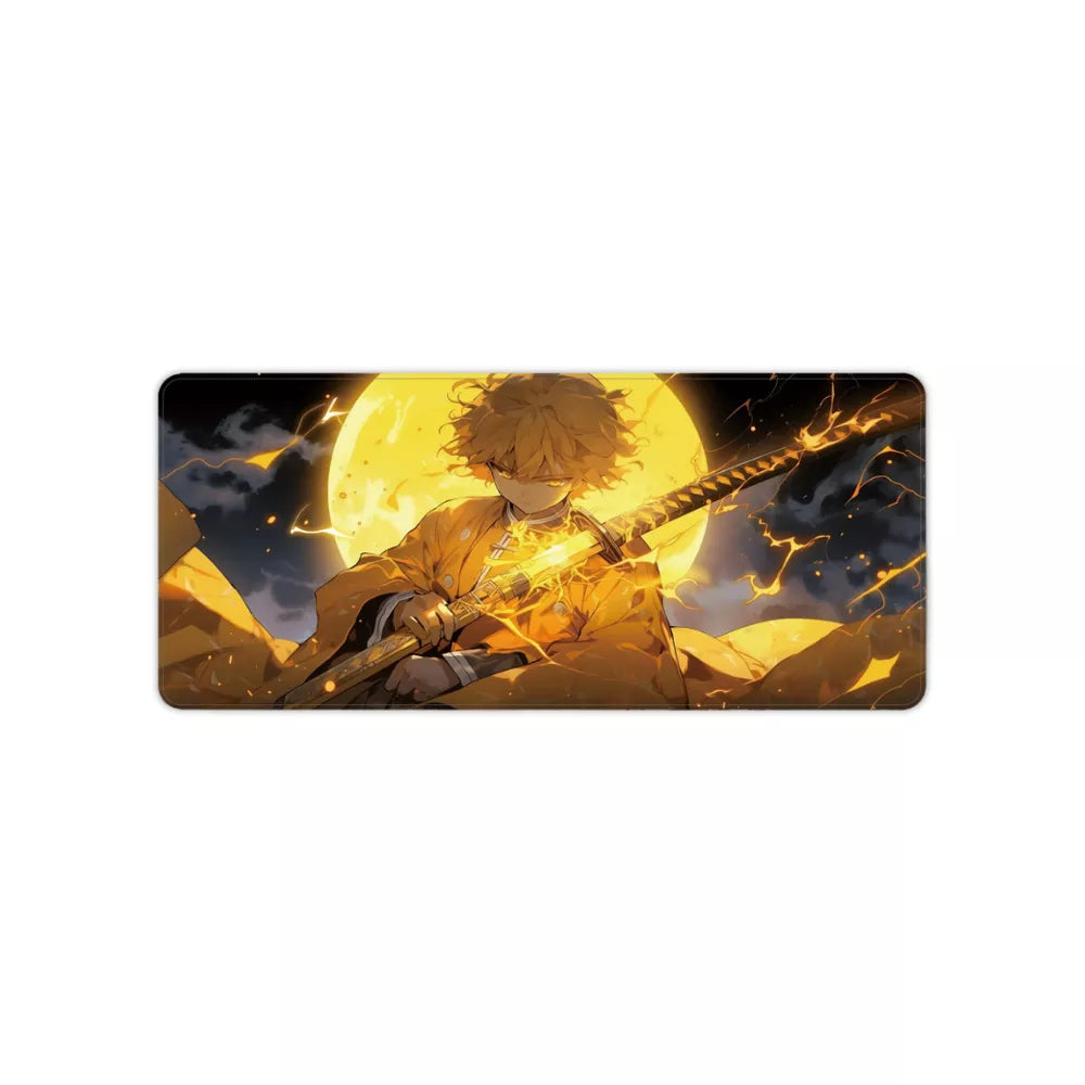 Tapis de souris Zenitsu Demon Slayer haute qualité
