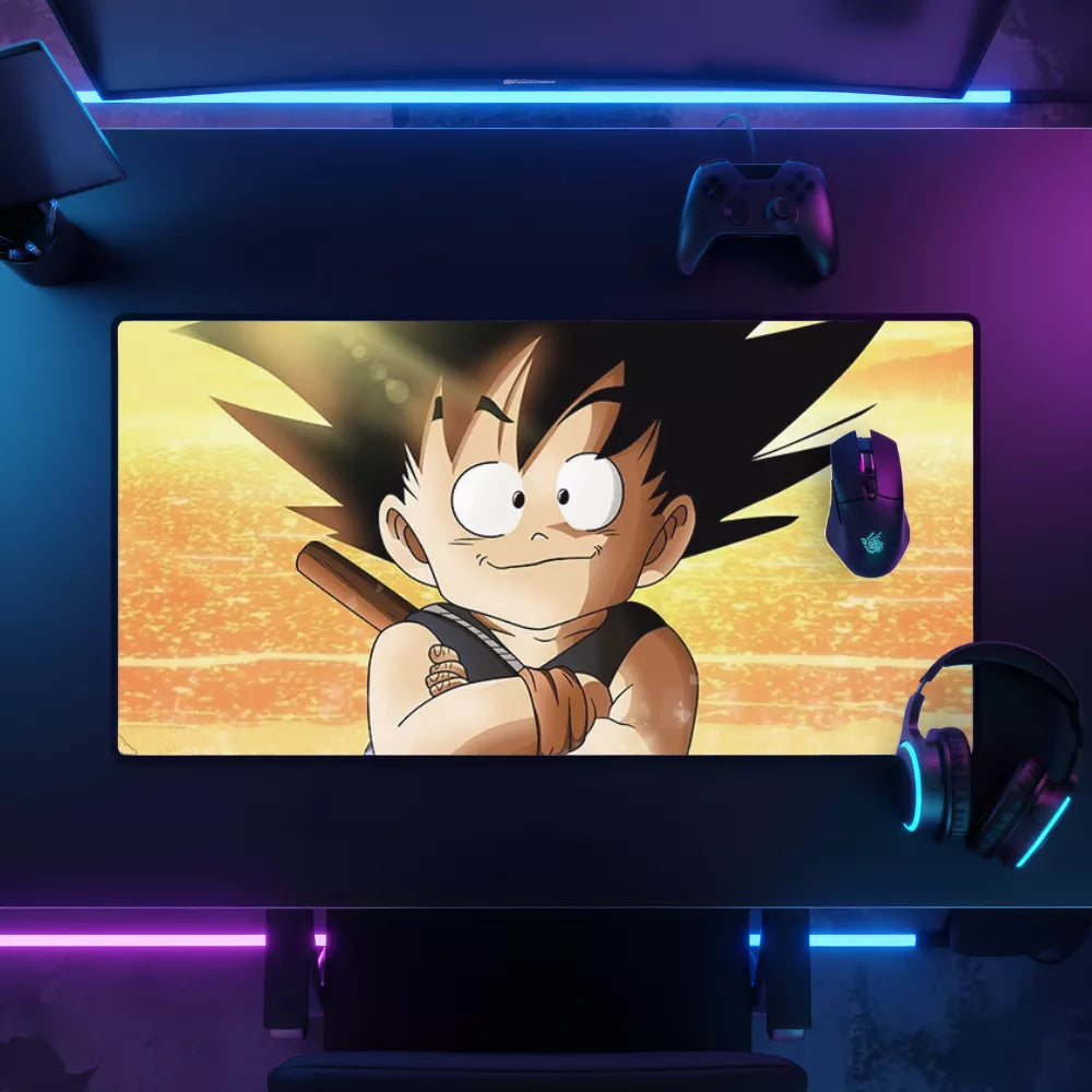 tapis de souris dragon ball z xxl san goku
