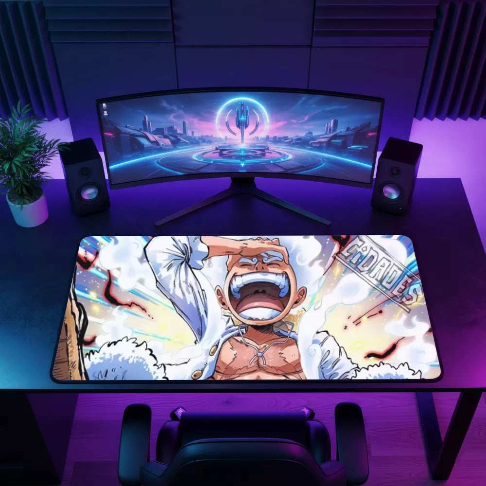 Tapis de souris Luffy Gear 5 mode éveil