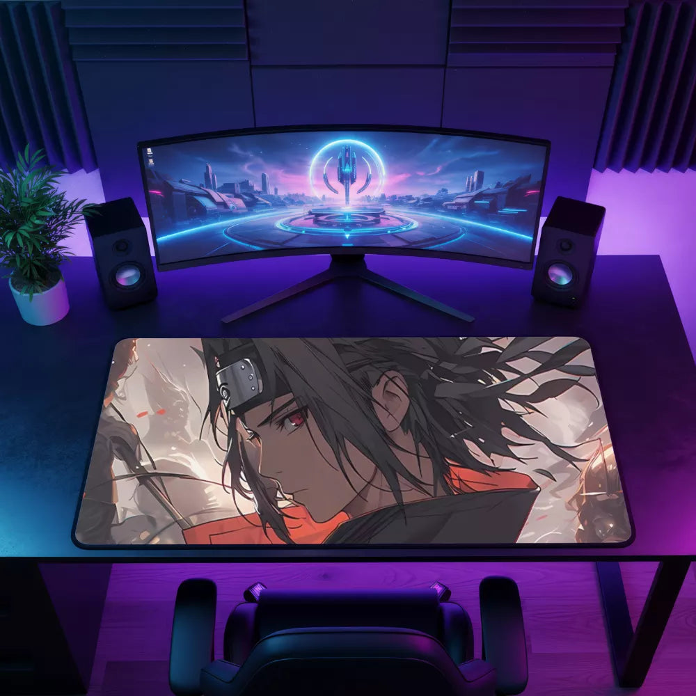 Tapis de souris Naruto Sasuke Uchiwa Sharingan
