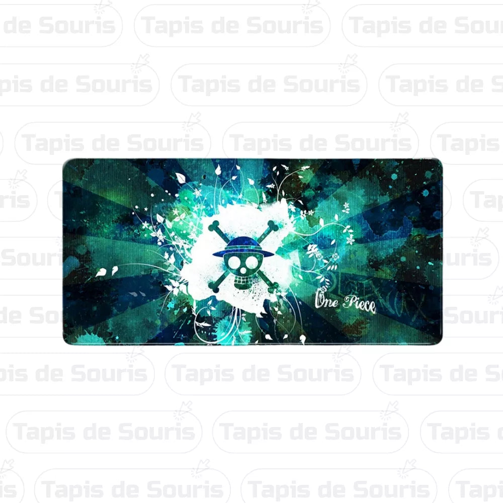 Tapis de souris One Piece drapeau motif coloré