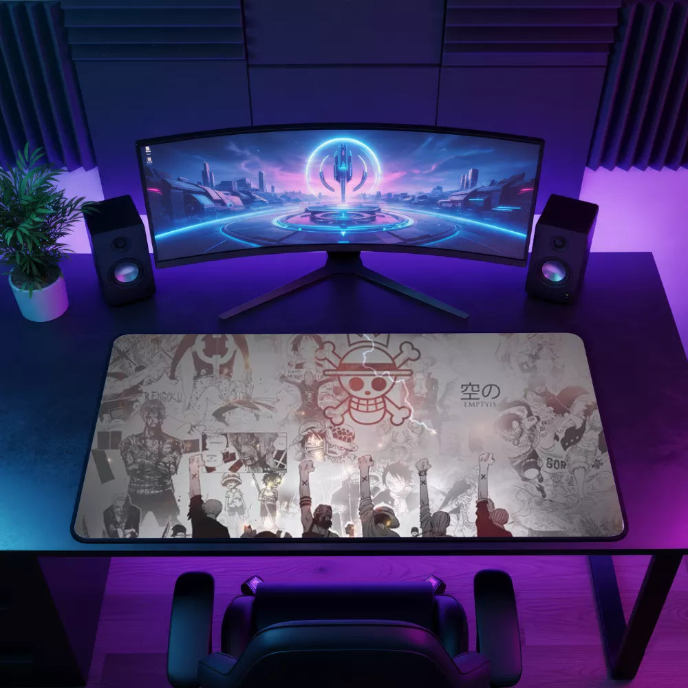 Tapis de souris One Piece équipage du chapeau de paille