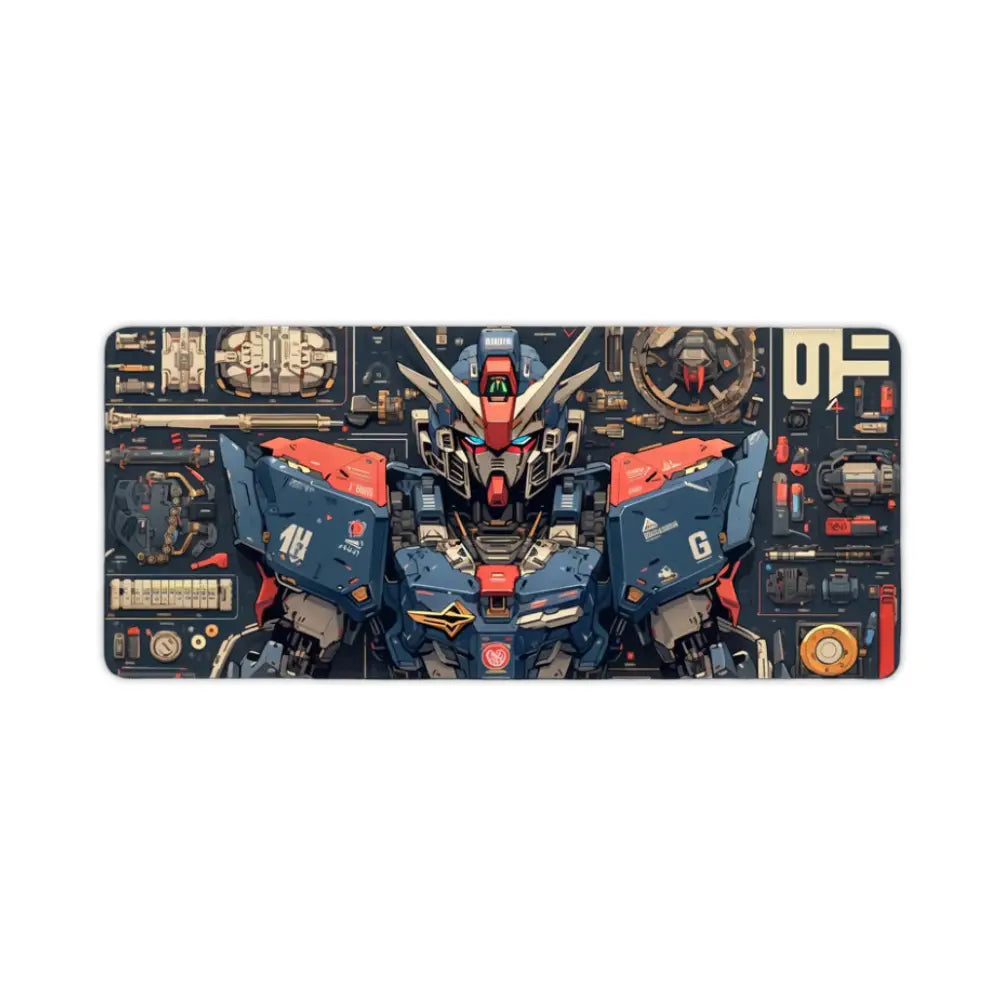tapis de souris gamer xxl Mecha Bleu