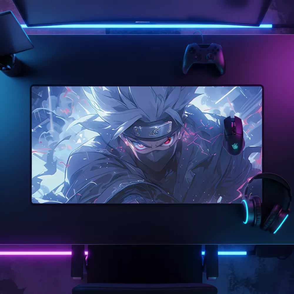 Tapis de souris gamer Naruto Kakashi XXL