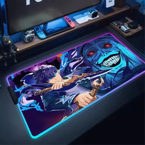 Tapis de souris gamer RGB XXL pour gaming intense