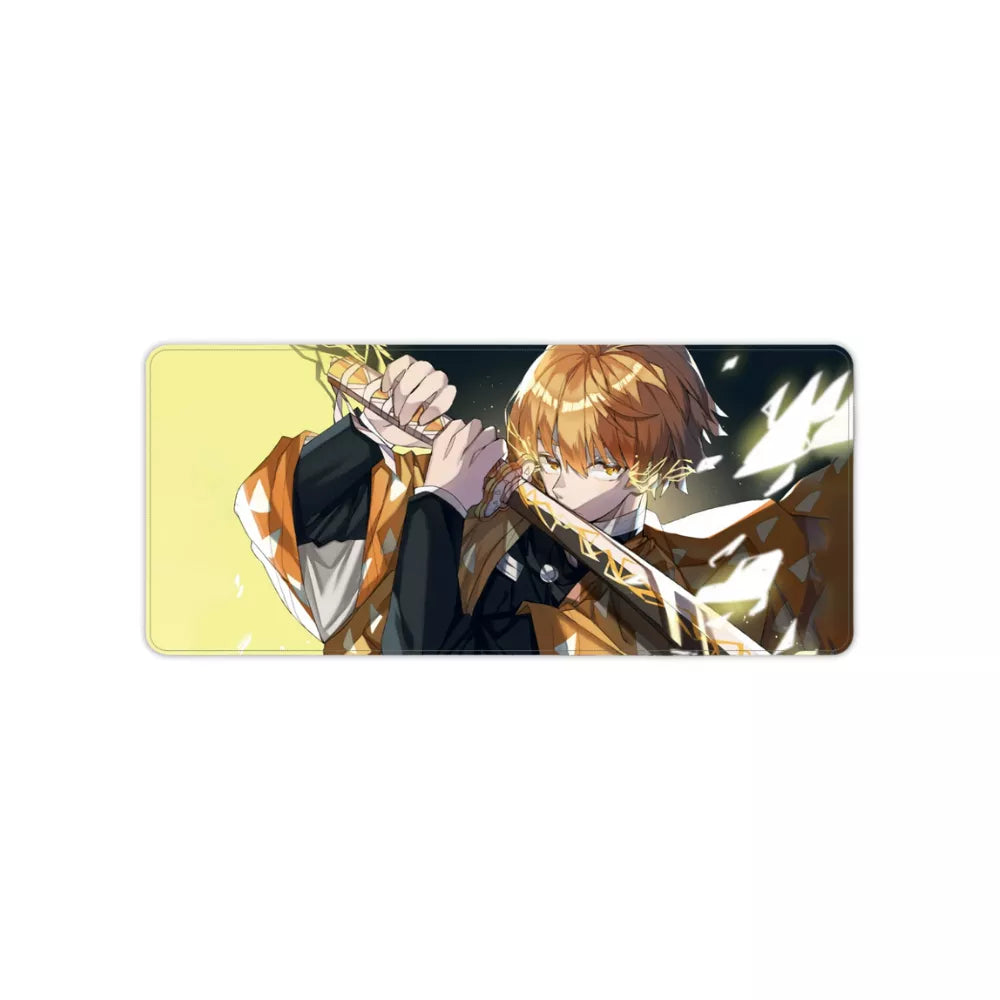 Tapis de souris XL Zenitsu Demon Slayer design
