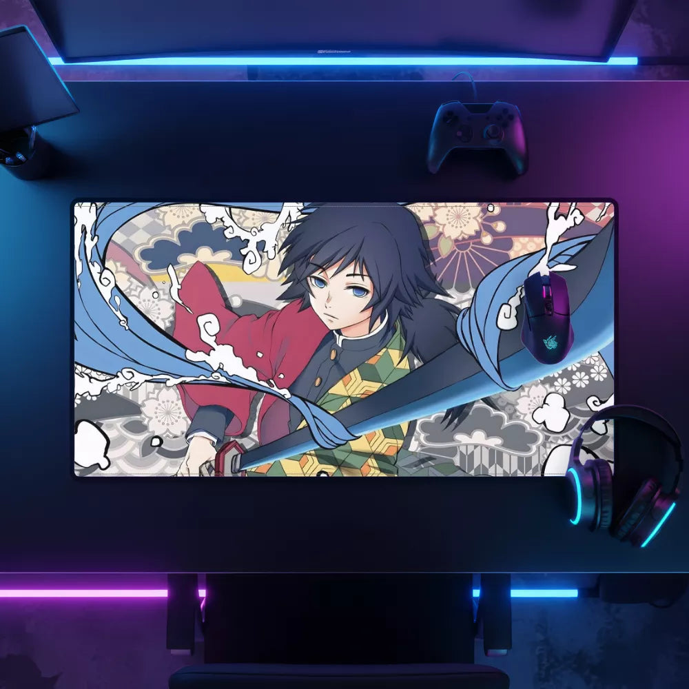 Tapis de souris XXL Demon Slayer Giyu Tomioka