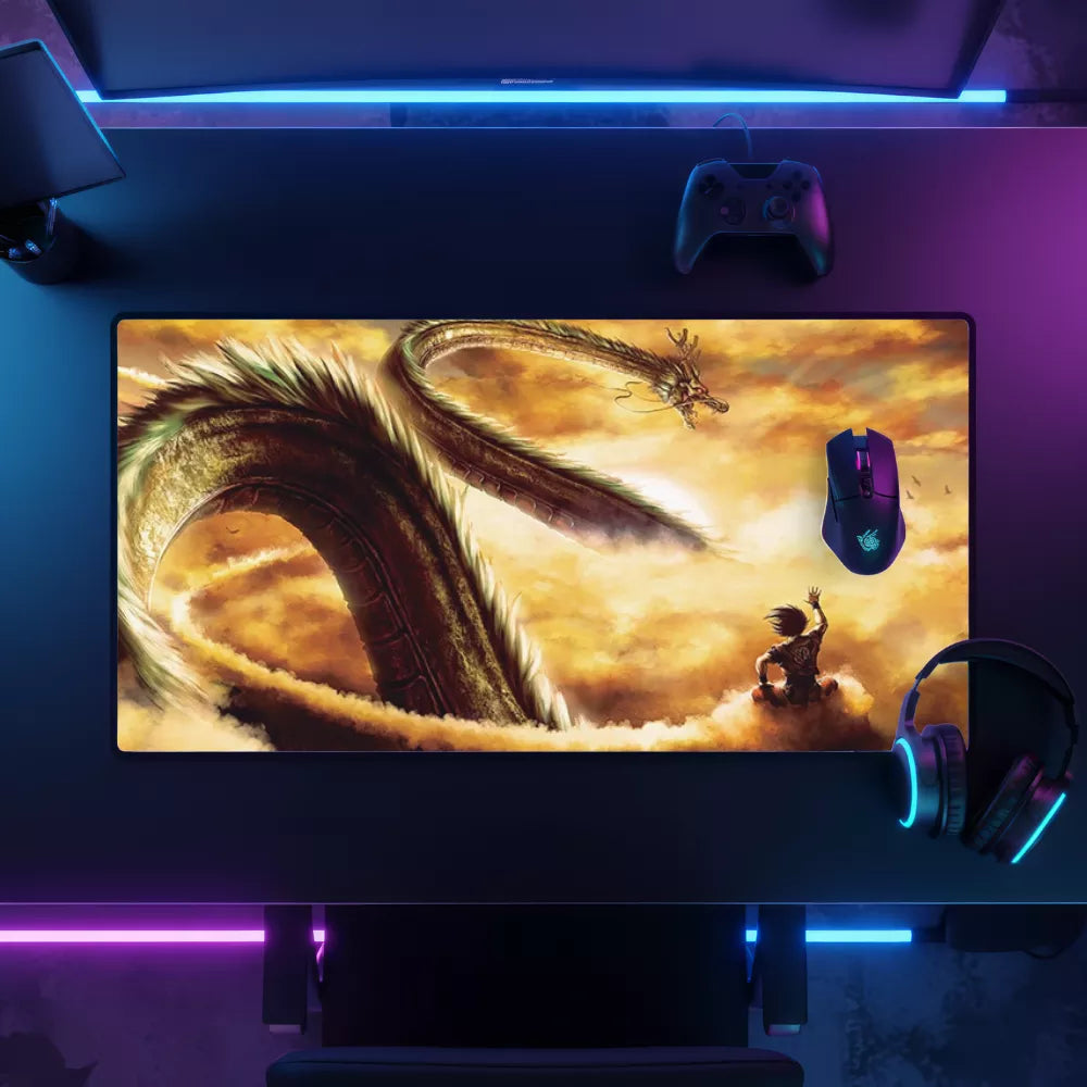 tapis de souris xxl dragon ball z shenron
