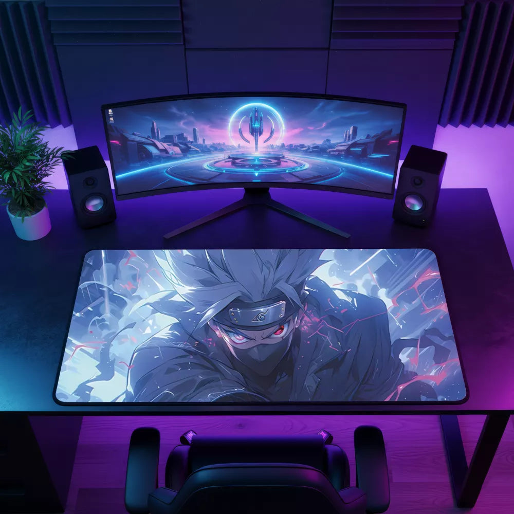 Tapis de souris XXL Naruto Kakashi en action