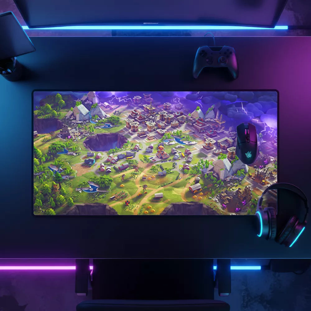 Tapis de souris xxl fortnite maps