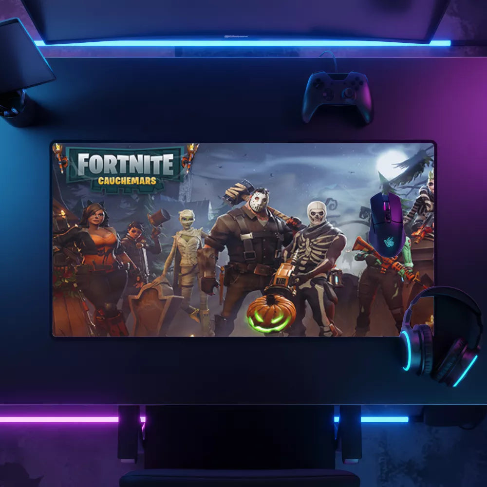 tapis de souris gamer - fortnite halloween