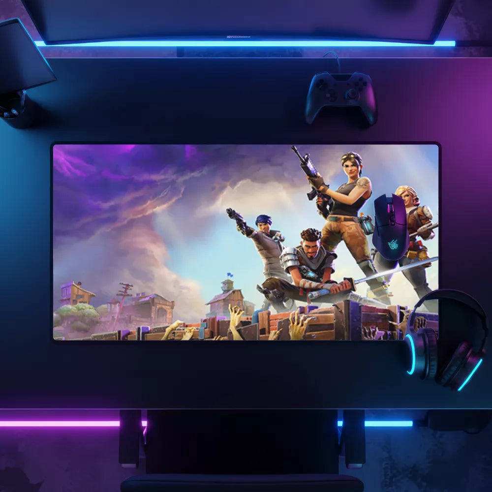 tapis de souris gaming - fortnite tempête