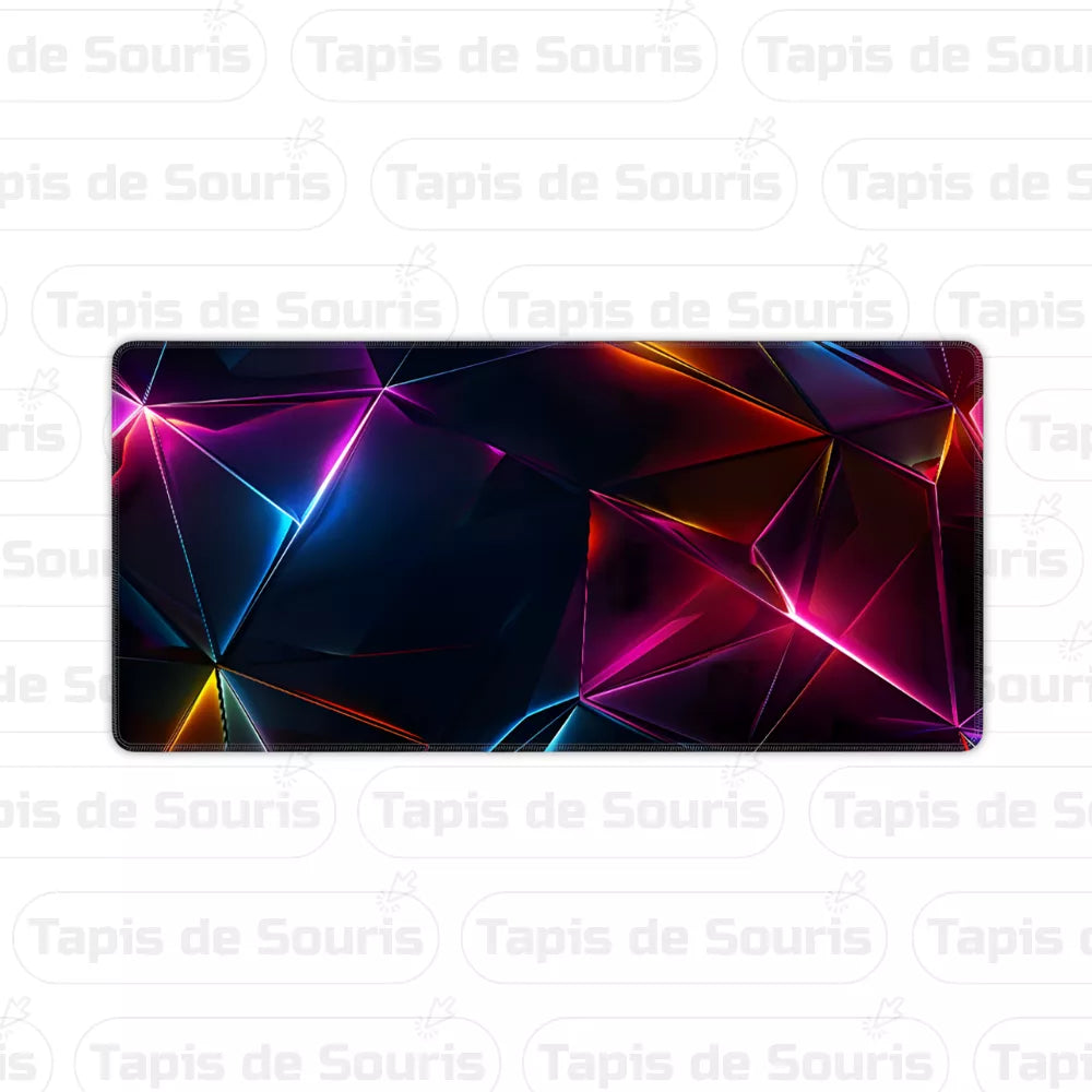 tapis de souris pas cher formes 3D néon intense