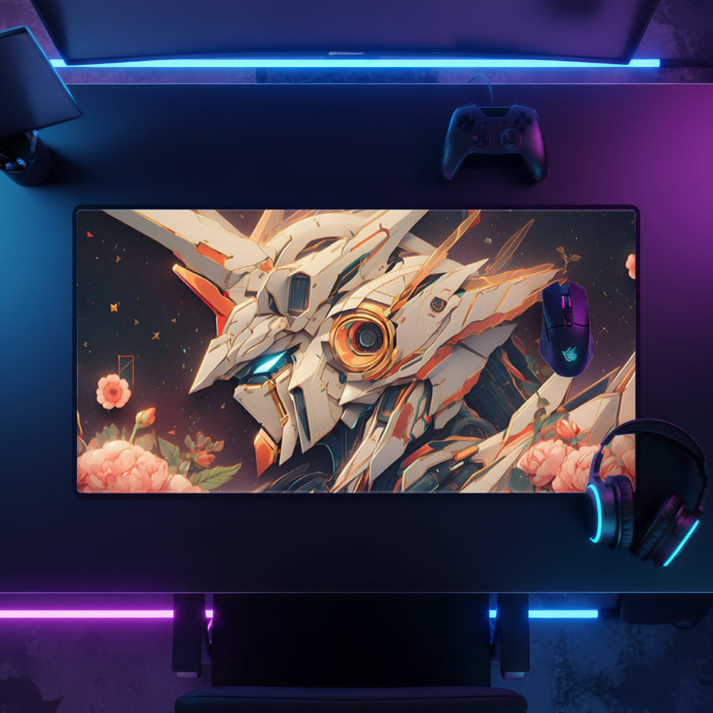 tapi de souri gamer xxl Mecha Blanc V2