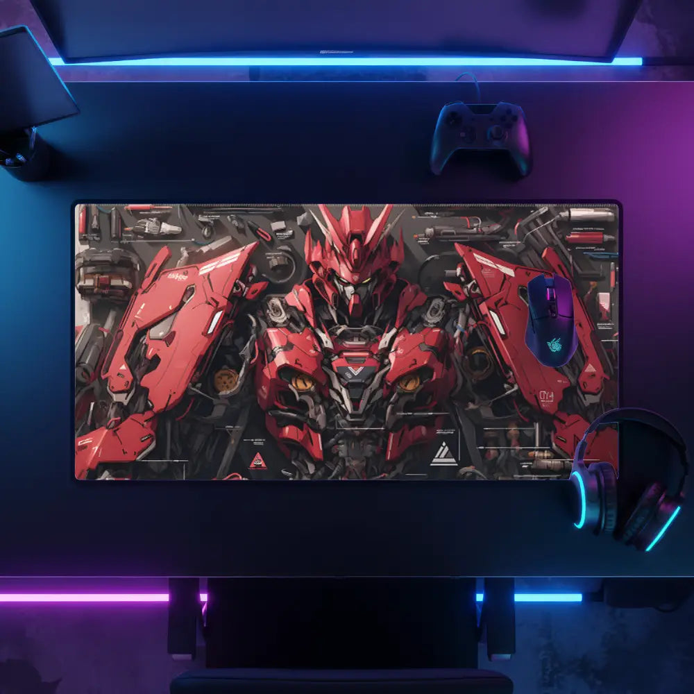 Meilleure tapis de souris Mecha, large surface pour gamer