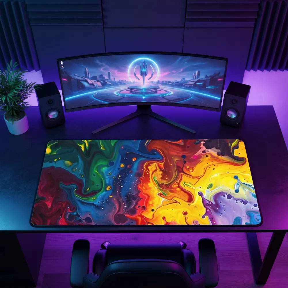 Tapis de souris pour gamer design artistique