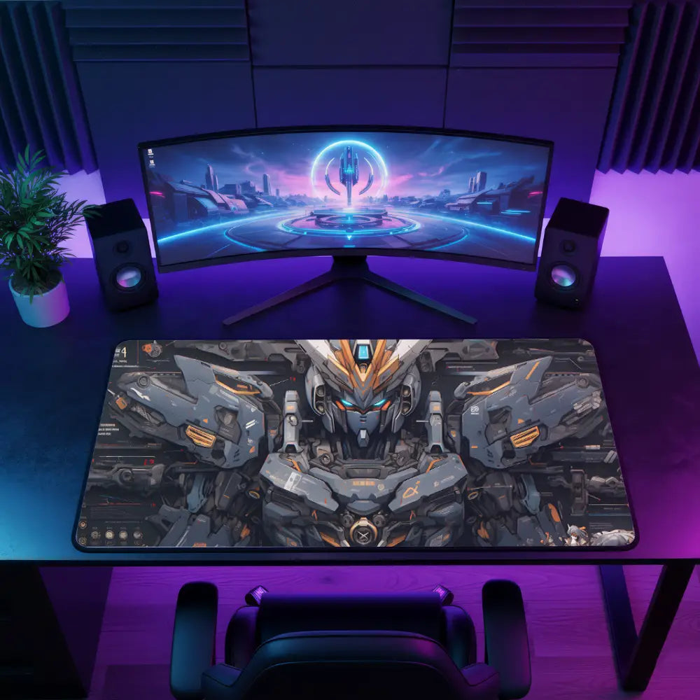 Tapis de souris manga Mecha, confortable et couleurs vives