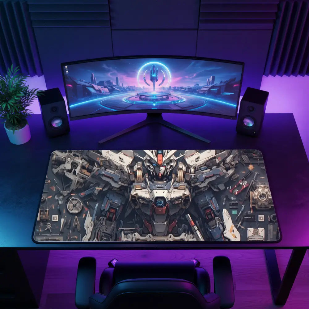 Tapis de souris anime Mecha, idéal pour gamer et bureau