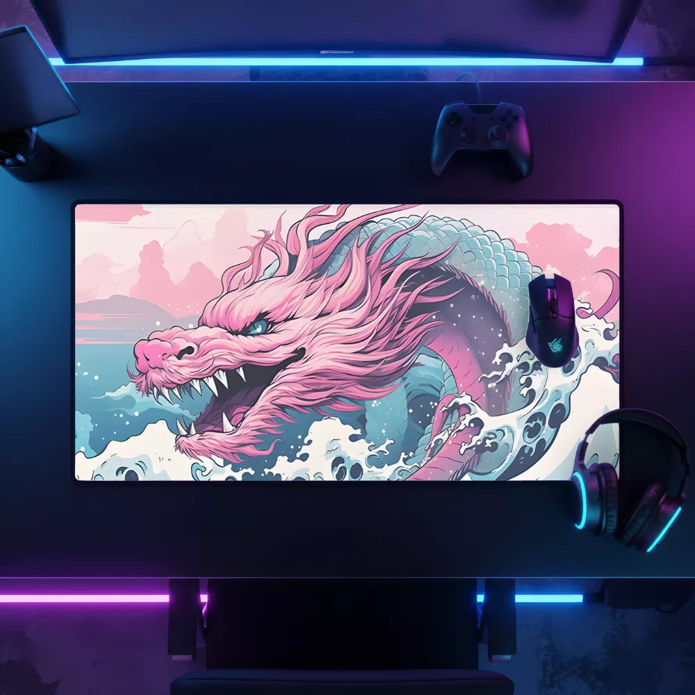 tapisdesouris.net Meilleur tapis de souris Dragon rose