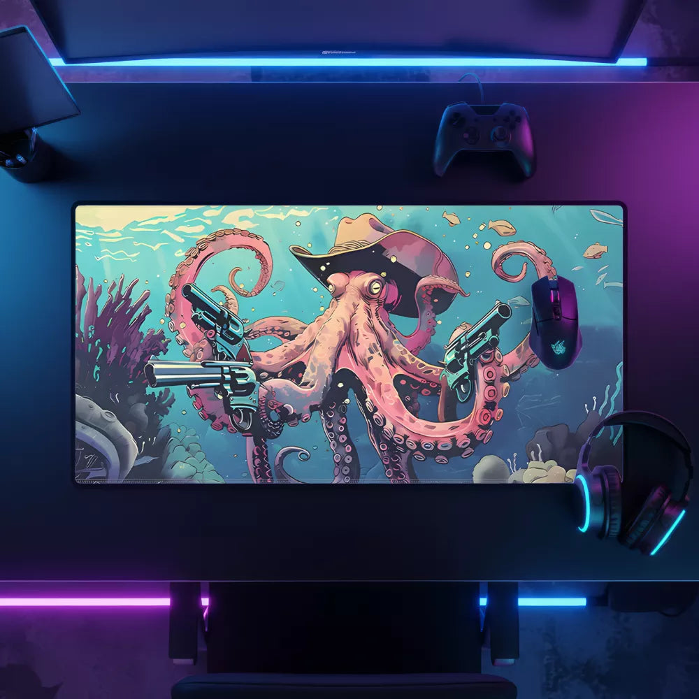 tapisdesouris.net Meilleur tapis de souris Kraken cow boy