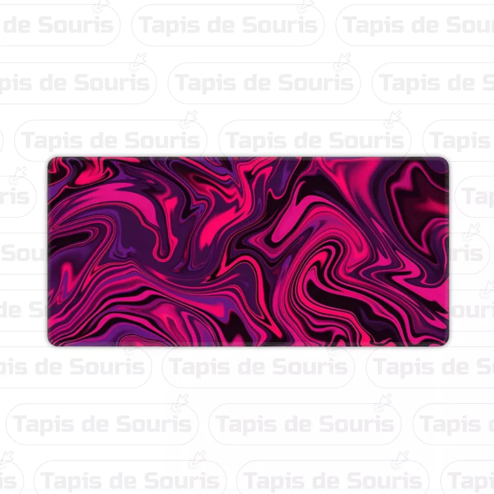 Tapis de souris mauve motif abstrait pour gamer