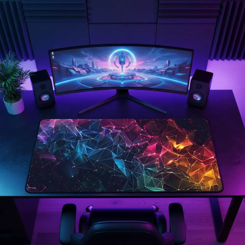 Tapis de souris xxl gamer Forme galaxie