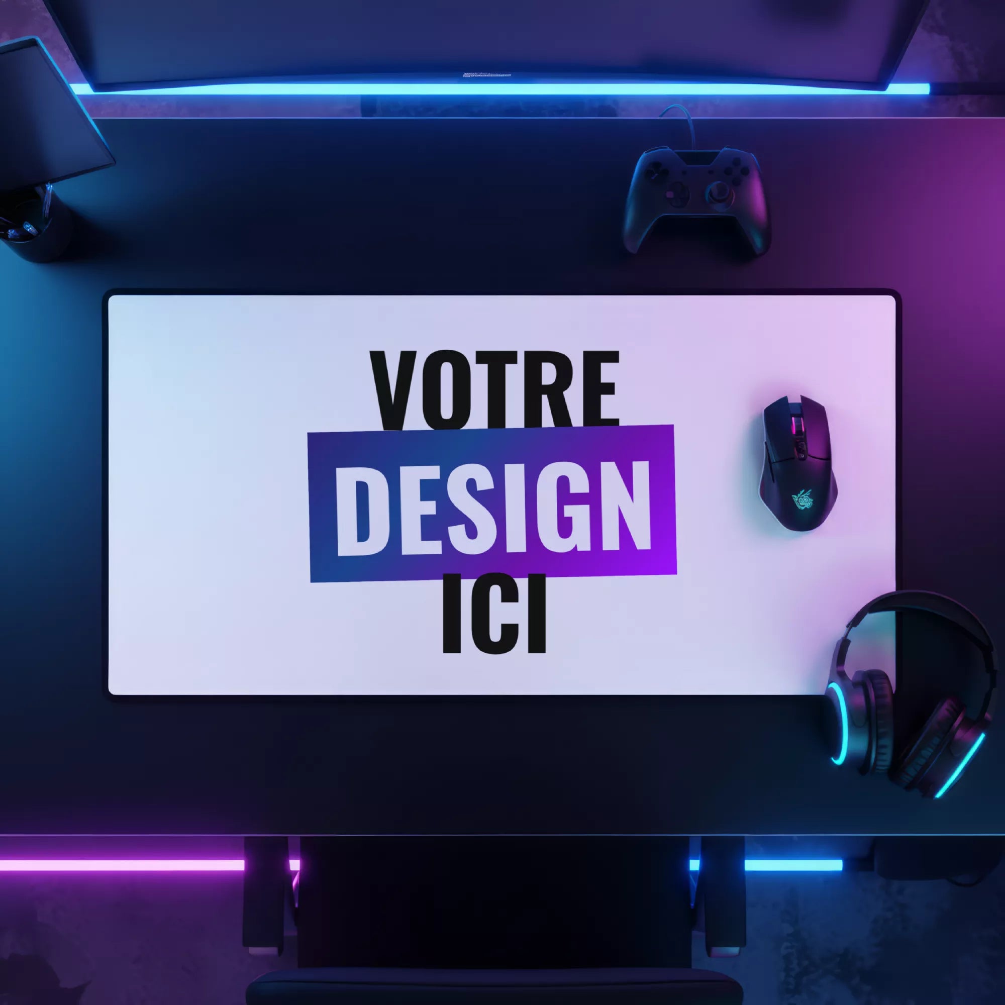Collection tapis de souris personnalisables pour gaming