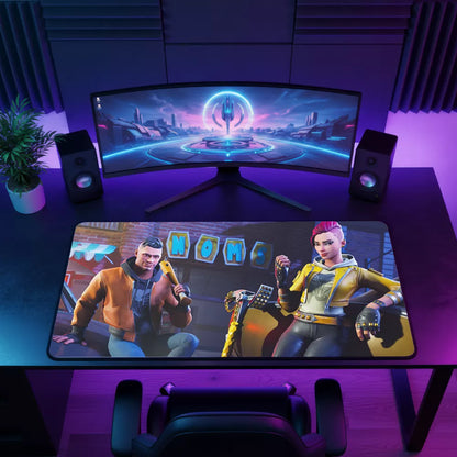 tapis de souris xll fortnite shade & maverick