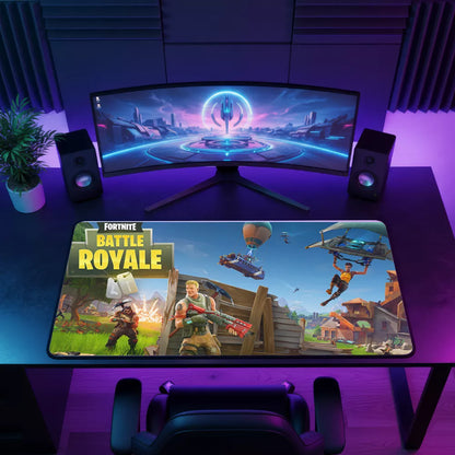 tapis de souris gaming fortnite battle