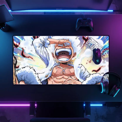 Tapis de souris Gear 5 Luffy One Piece gamer