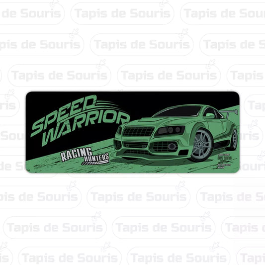 Tapis de souris pour gamer voiture race vert