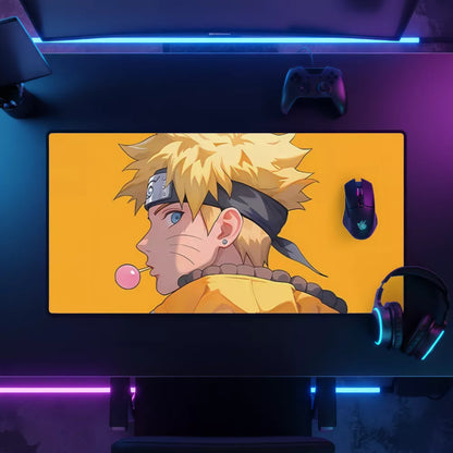 Set up gaming tapis de souris Naruto Uzumaki