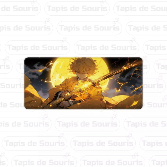 Tapis de souris Demon Slayer Zenitsu pour bureau