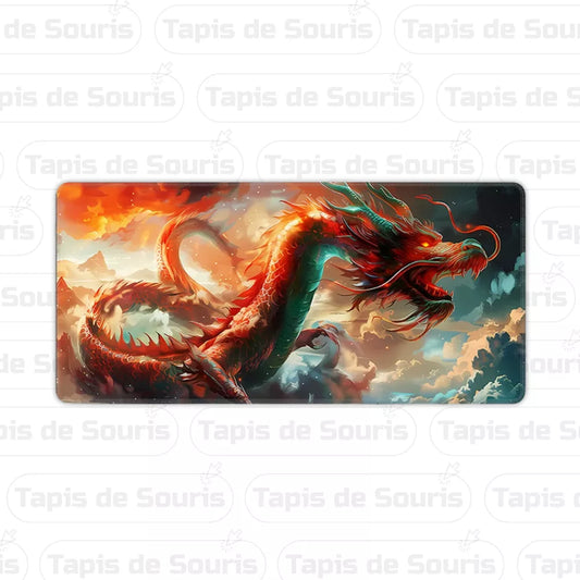Tapis de souris Japon Dragon Rouge