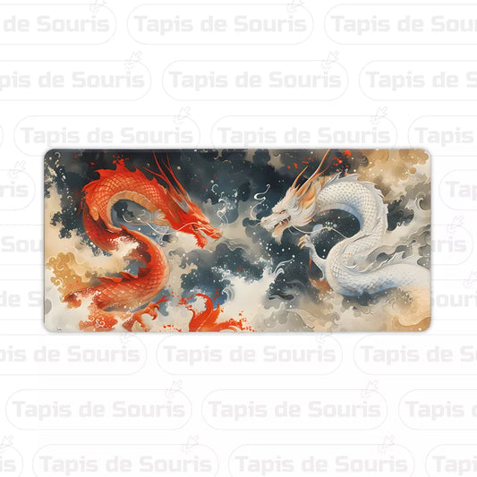 Tapis de souris Japon Dragon bataille