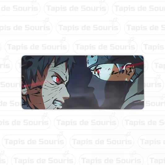 Tapis de souris Naruto Obito vs Kakashi – tapis de souris gaming xxxxxl