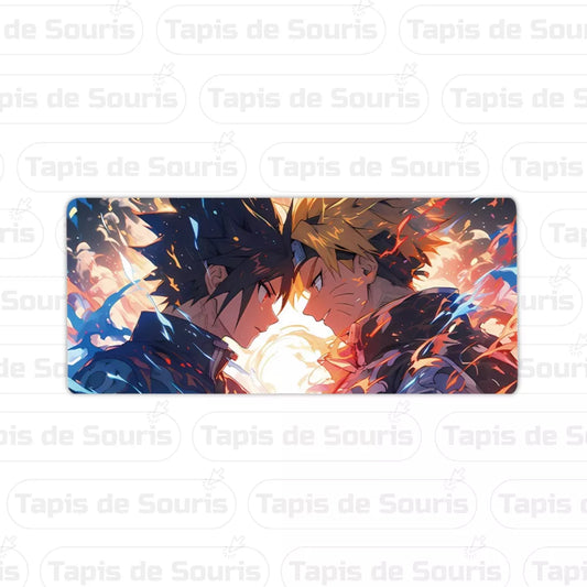 Tapis de souris Naruto Sasuke vs Naruto – tapis de souris gaming xxl