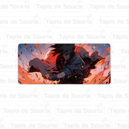 Tapis de souris XXL Naruto Sasuke en action