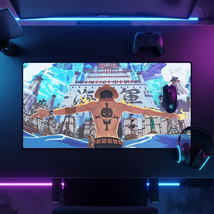 Tapis de souris Ace One Piece édition nouveau monde